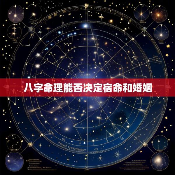 八字命理能否决定宿命和婚姻