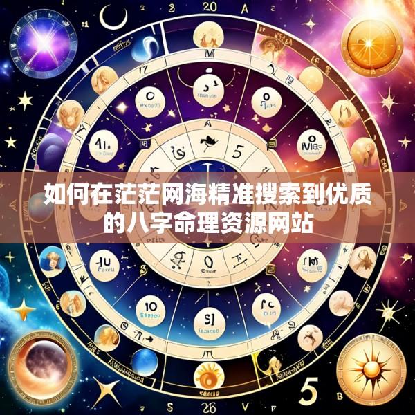 如何在茫茫网海精准搜索到优质的八字命理资源网站
