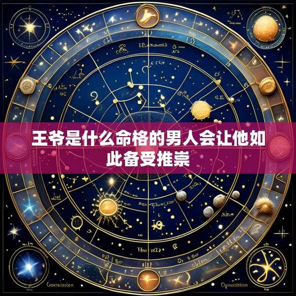 王爷是什么命格的男人会让他如此备受推崇