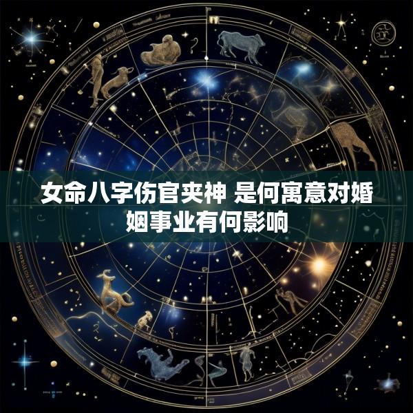 女命八字伤官夹神 是何寓意对婚姻事业有何影响