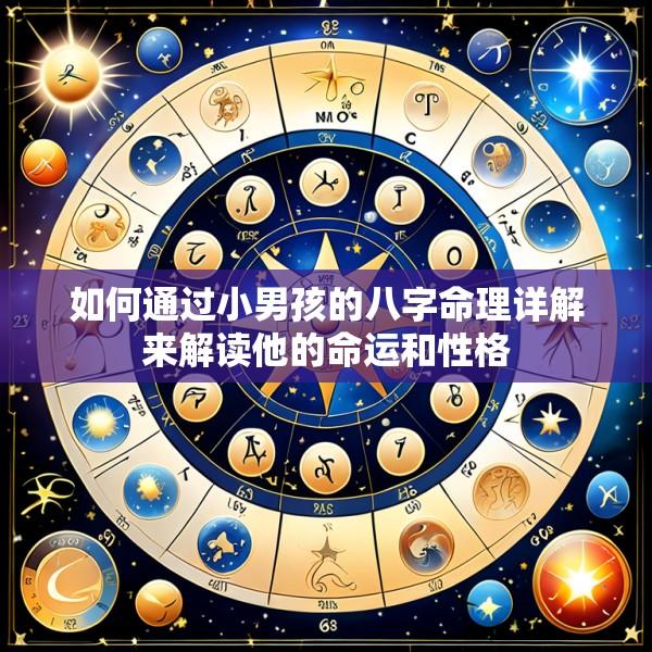 如何通过小男孩的八字命理详解来解读他的命运和性格
