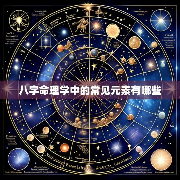 八字命理学中的常见元素有哪些