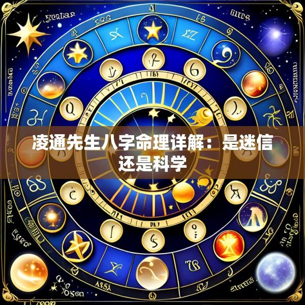 凌通先生八字命理详解：是迷信还是科学