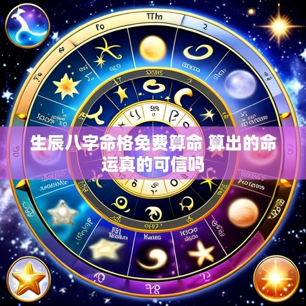生辰八字命格免费算命 算出的命运真的可信吗