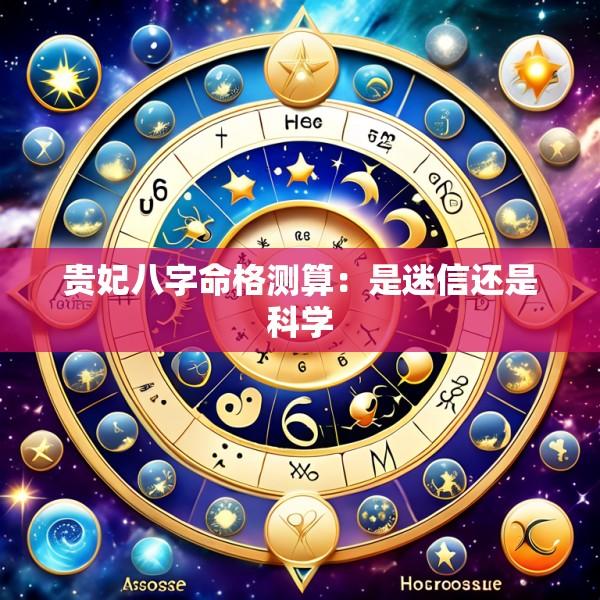 贵妃八字命格测算：是迷信还是科学