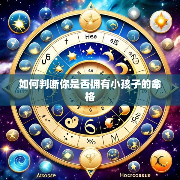 如何判断你是否拥有小孩子的命格