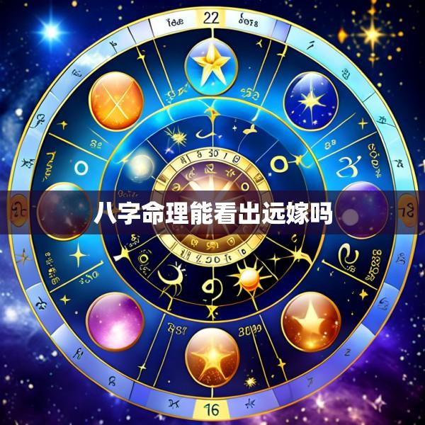 八字命理能看出远嫁吗