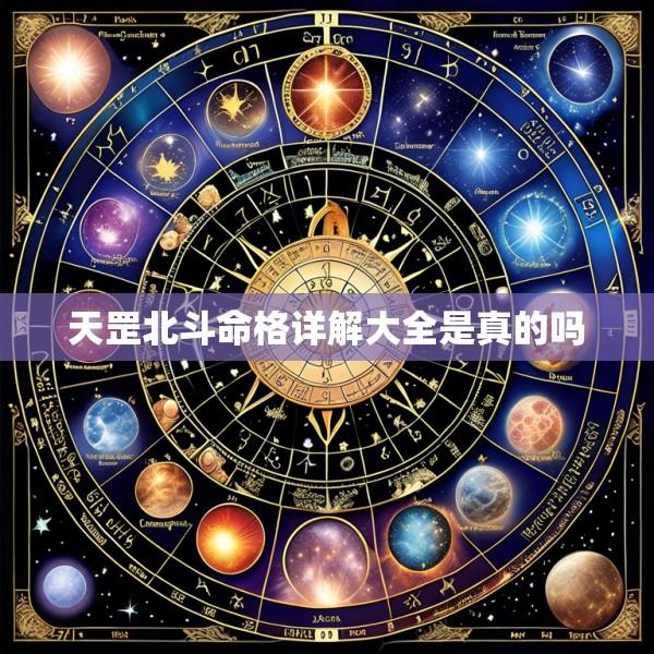 天罡北斗命格详解大全是真的吗