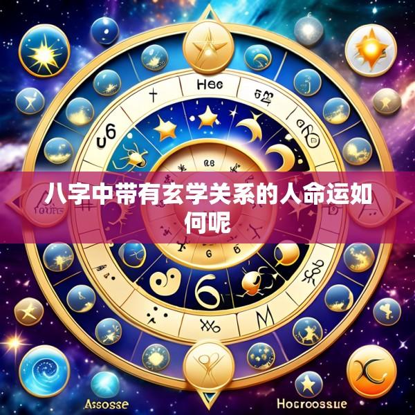 八字中带有玄学关系的人命运如何呢