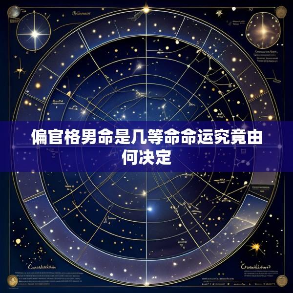 偏官格男命是几等命命运究竟由何决定