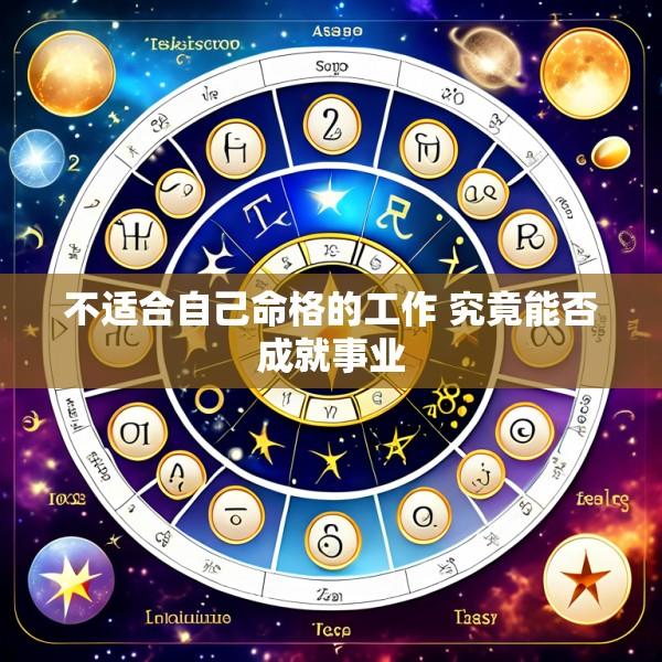 不适合自己命格的工作 究竟能否成就事业