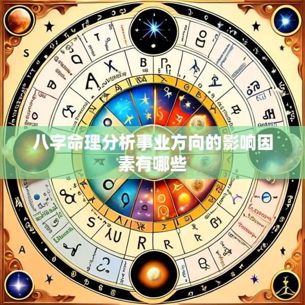 八字命理分析事业方向的影响因素有哪些
