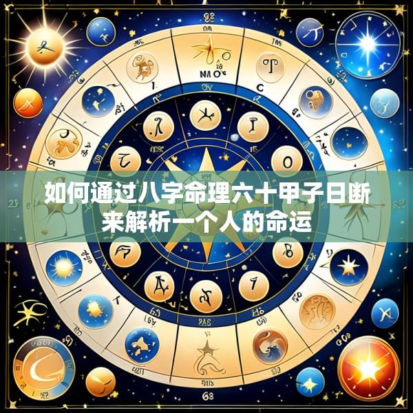 如何通过八字命理六十甲子日断来解析一个人的命运