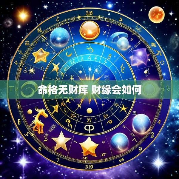 命格无财库 财缘会如何