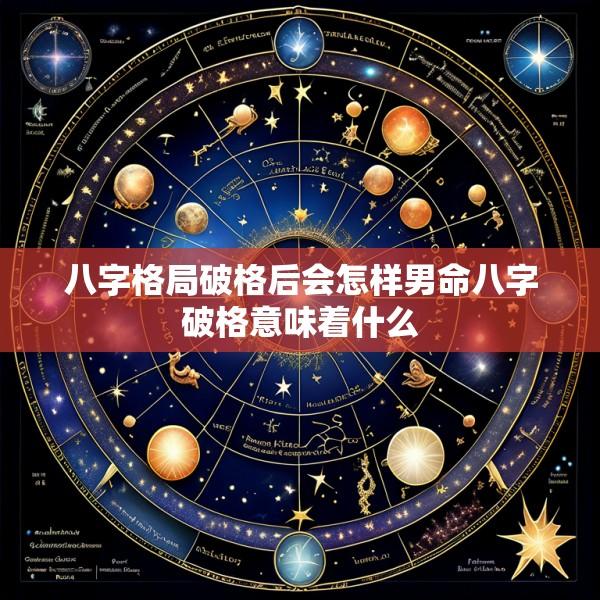 八字格局破格后会怎样男命八字破格意味着什么