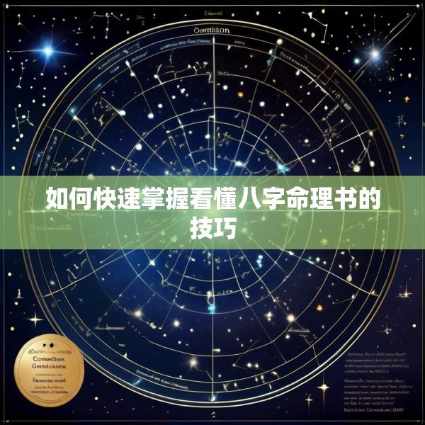 如何快速掌握看懂八字命理书的技巧