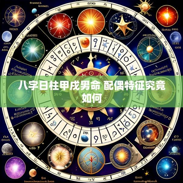 八字日柱甲戌男命 配偶特征究竟如何