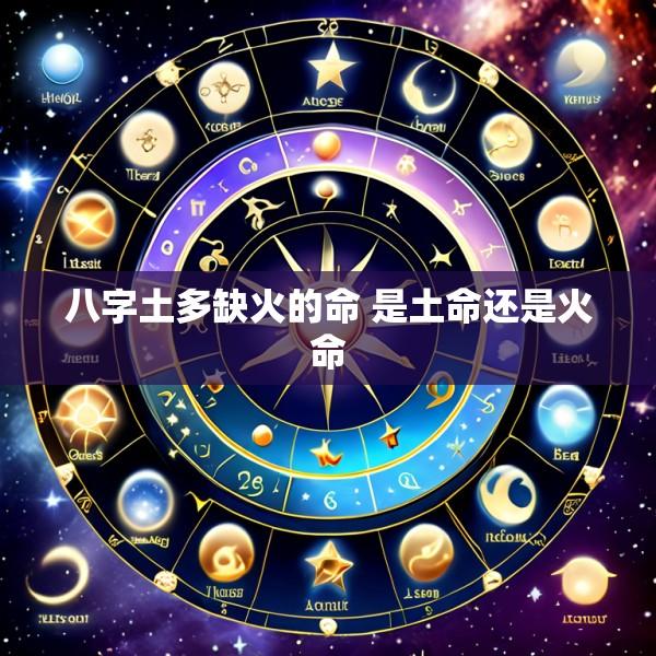 八字土多缺火的命 是土命还是火命