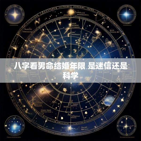八字看男命结婚年限 是迷信还是科学