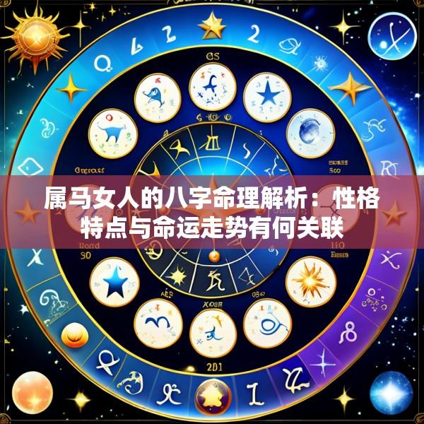 属马女人的八字命理解析：性格特点与命运走势有何关联