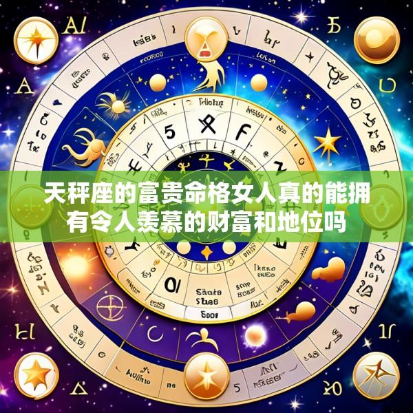 天秤座的富贵命格女人真的能拥有令人羡慕的财富和地位吗