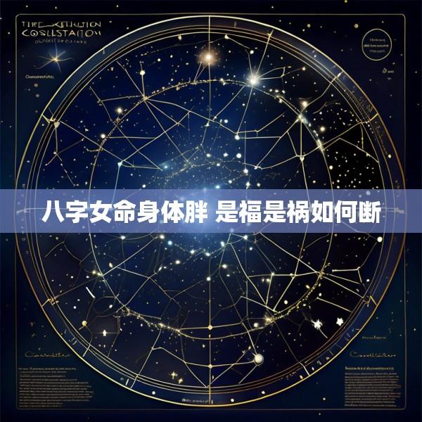 八字女命身体胖 是福是祸如何断