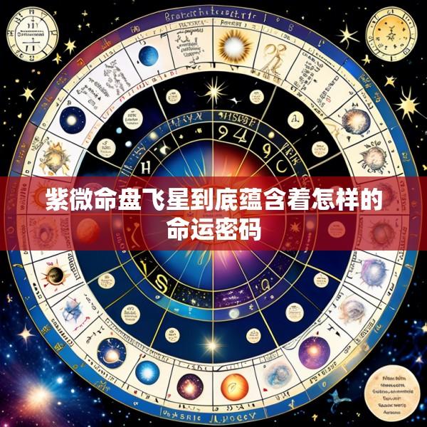 紫微命盘飞星到底蕴含着怎样的命运密码