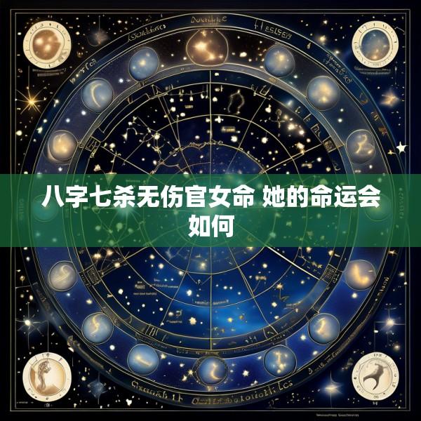 八字七杀无伤官女命 她的命运会如何
