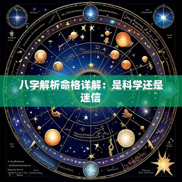 八字解析命格详解：是科学还是迷信