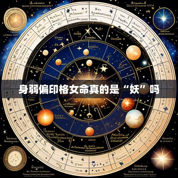 身弱偏印格女命真的是“妖”吗