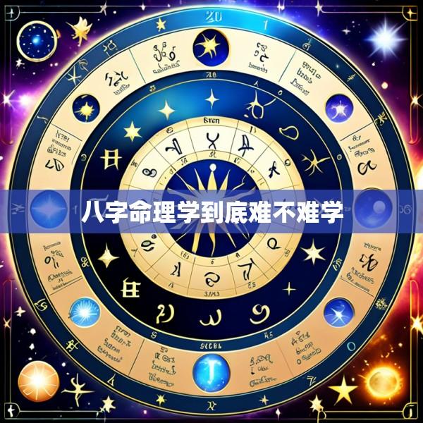 八字命理学到底难不难学