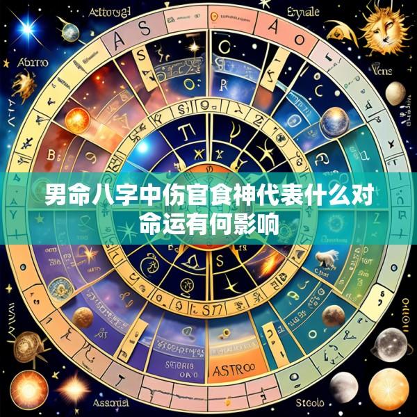 男命八字中伤官食神代表什么对命运有何影响