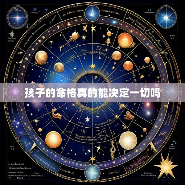 孩子的命格真的能决定一切吗