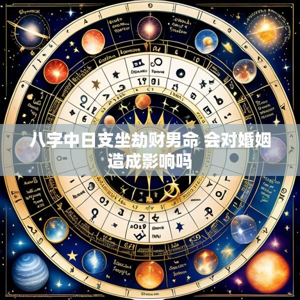 八字中日支坐劫财男命 会对婚姻造成影响吗