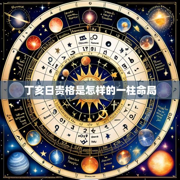 丁亥日贵格是怎样的一柱命局