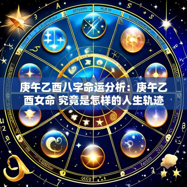 庚午乙酉八字命运分析：庚午乙酉女命 究竟是怎样的人生轨迹