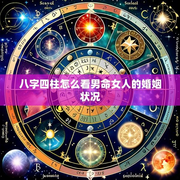 八字四柱怎么看男命女人的婚姻状况