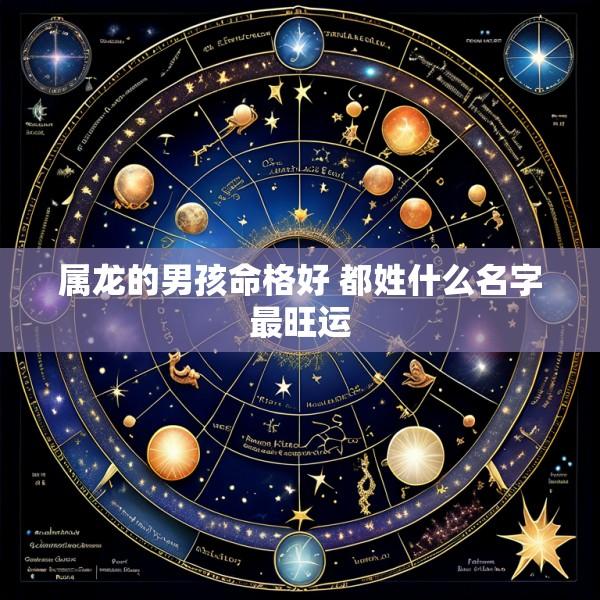 属龙的男孩命格好 都姓什么名字最旺运