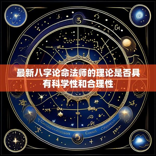 最新八字论命法师的理论是否具有科学性和合理性