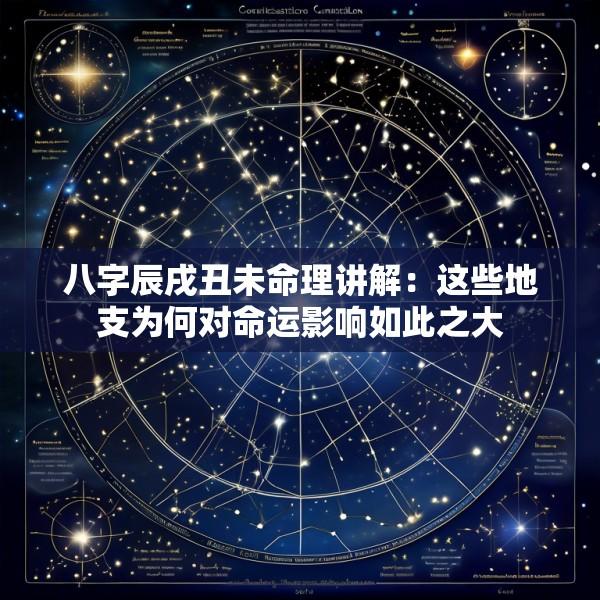 八字辰戌丑未命理讲解：这些地支为何对命运影响如此之大