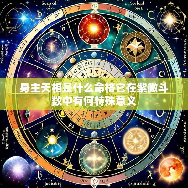 身主天相是什么命格它在紫微斗数中有何特殊意义