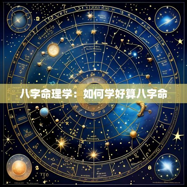 八字命理学：如何学好算八字命