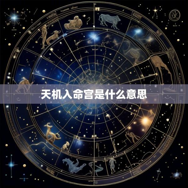 天机入命宫是什么意思