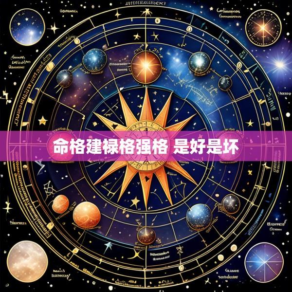 命格建禄格强格 是好是坏
