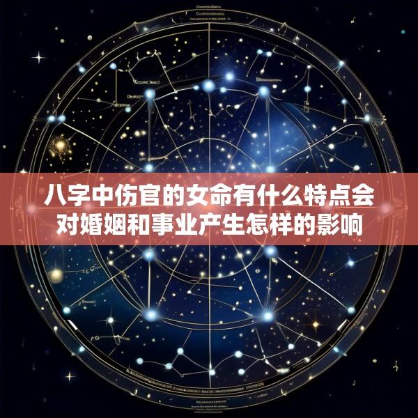 八字中伤官的女命有什么特点会对婚姻和事业产生怎样的影响