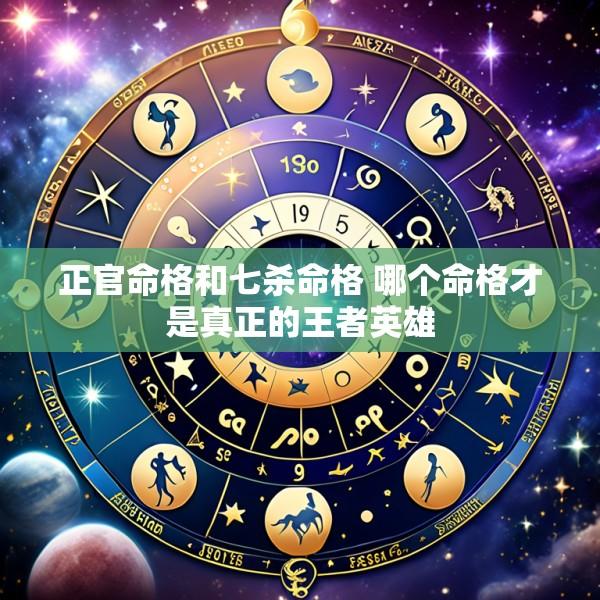 正官命格和七杀命格 哪个命格才是真正的王者英雄