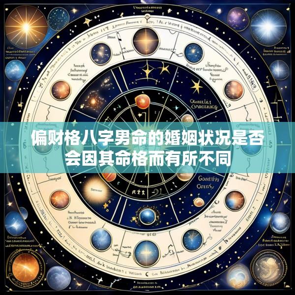 偏财格八字男命的婚姻状况是否会因其命格而有所不同