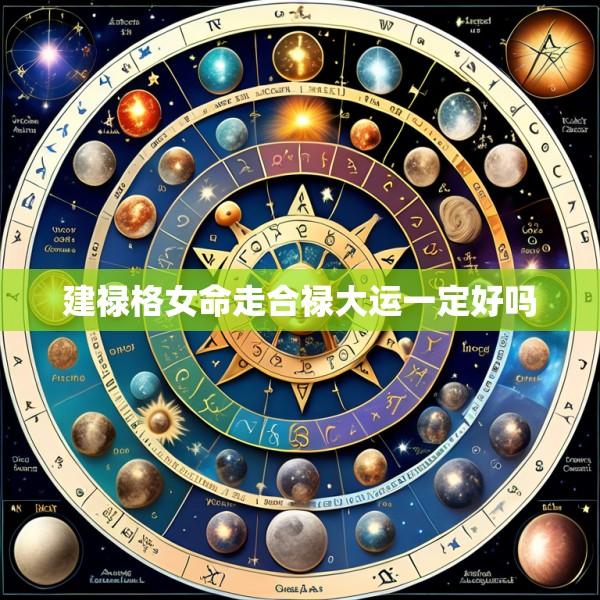 建禄格女命走合禄大运一定好吗