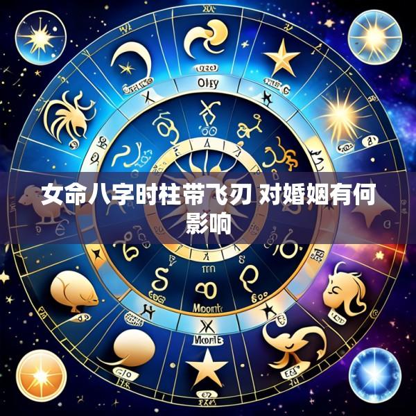 女命八字时柱带飞刃 对婚姻有何影响