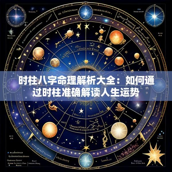 时柱八字命理解析大全：如何通过时柱准确解读人生运势